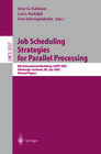 Buchcover Job Scheduling Strategies for Parallel Processing