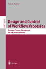 Buchcover Design and Control of Workflow Processes