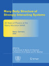 Buchcover Many Body Structure of Strongly Interacting Systems