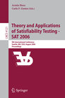 Buchcover Theory and Applications of Satisfiability Testing - SAT 2006