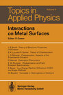 Buchcover Interactions on Metal Surfaces