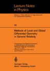 Buchcover Methods of Local and Global Differential Geometry in General Relativity
