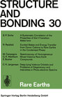 Buchcover Structure and Bonding