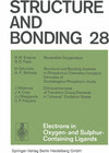Buchcover Electrons in Oxygen- and Sulphur Containing Ligands