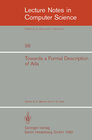 Buchcover Towards a Formal Description of Ada
