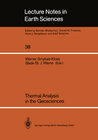 Buchcover Thermal Analysis in the Geosciences