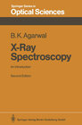 Buchcover X-Ray Spectroscopy