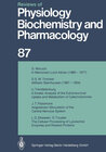 Buchcover Reviews of Physiology, Biochemistry and Pharmacology