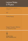 Buchcover Integral Equation Method in Transonic Flow