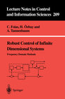 Buchcover Robust Control of Infinite Dimensional Systems