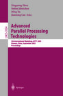 Buchcover Advanced Parallel Processing Technologies