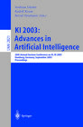 Buchcover KI 2003: Advances in Artificial Intelligence