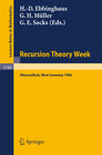 Buchcover Recursion Theory Week