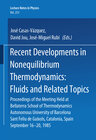 Buchcover Recent Developments in Nonequilibrium Thermodynamics: Fluids and Related Topics