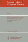 Buchcover 8th International Conference on Automated Deduction