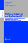 Buchcover Multi-Agent Systems and Applications III