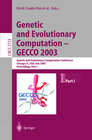 Buchcover Genetic and Evolutionary Computation - GECCO 2003