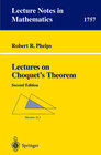 Buchcover Lectures on Choquet's Theorem