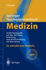 Buchcover Springer Taschenwörterbuch Medizin