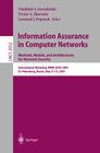 Buchcover Information Assurance in Computer Networks: Methods, Models and Architectures for Network Security