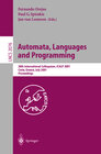 Buchcover Automata, Languages and Programming