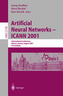 Buchcover Artificial Neural Networks - ICANN 2001