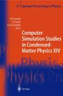 Buchcover Computer Simulation Studies in Condensed-Matter Physics XIV