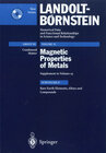 Buchcover Rare Earth Elements, Alloys and Compounds