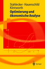 Buchcover Optimierung und ökonomische Analyse