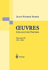 Buchcover Oeuvres - Collected Papers III