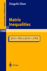 Buchcover Matrix Inequalities