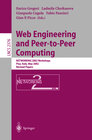 Buchcover Web Engineering and Peer-to-Peer Computing