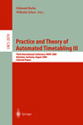 Buchcover Practice and Theory of Automated Timetabling III