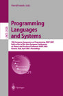 Buchcover Programming Languages and Systems