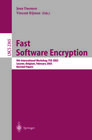 Buchcover Fast Software Encryption