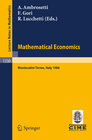 Buchcover Mathematical Economics