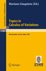 Buchcover Topics in Calculus of Variations