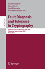 Buchcover Fault Diagnosis and Tolerance in Cryptography