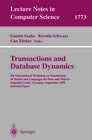 Buchcover Transactions and Database Dynamics