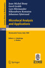 Buchcover Microlocal Analysis and Applications