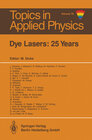 Buchcover Dye Lasers: 25 Years