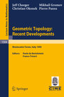 Buchcover Geometric Topology: Recent Developments
