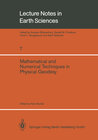 Buchcover Mathematical and Numerical Techniques in Physical Geodesy