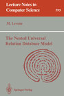 Buchcover The Nested Universal Relation Database Model