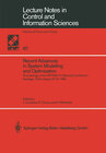 Buchcover Recent Advances in System Modelling and Optimization