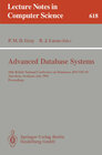 Buchcover Advanced Database Systems
