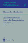 Buchcover Lexical Semantics and Knowledge Representation