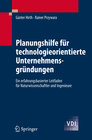 Buchcover Planungshilfe für technologieorientierte Unternehmensgründungen