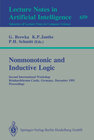 Buchcover Nonmonotonic and Inductive Logic