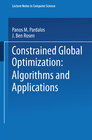 Buchcover Constrained Global Optimization: Algorithms and Applications